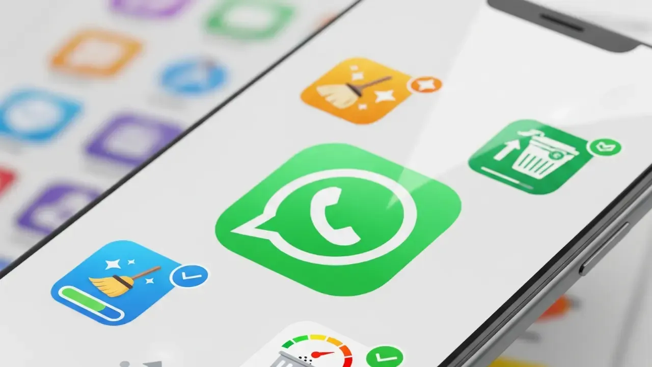 En la foto: Ilustración digital con el logo de WhatsApp