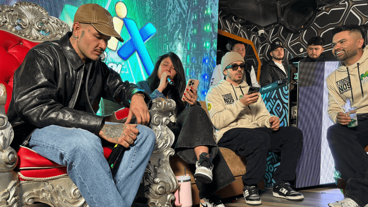 Kapo y el equipo de Mix Radio Bogotá.