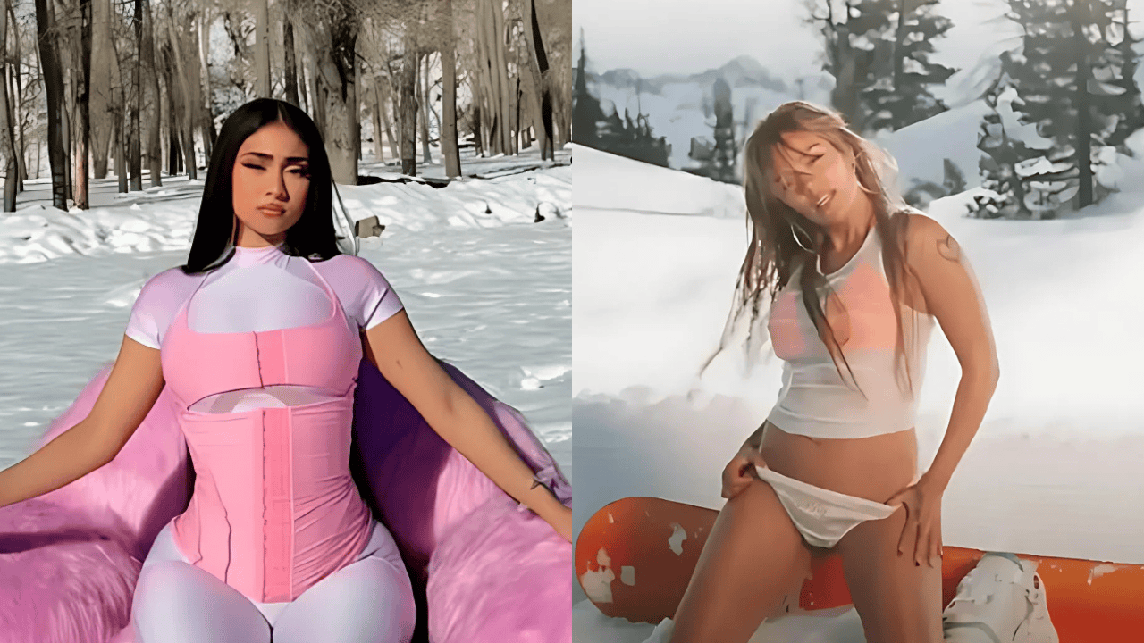 Izquierda: Paloma Mami. Derecha: Karol G.