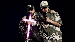 Anuel AA y Blessd en su gira conjunta.